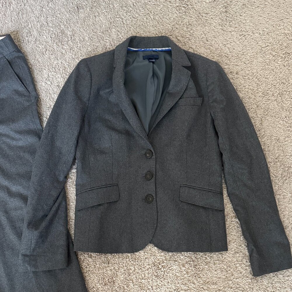 J.Crew Super 120s Italian Wool Blend 3-piece suit